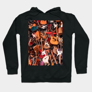 Guitars, lots of guitars Hoodie